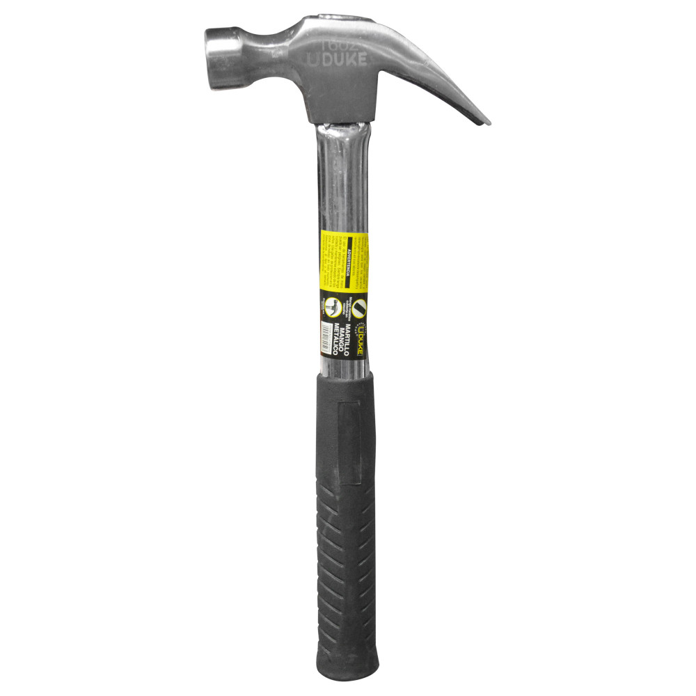 STEEL HAMMER RUBBER HANDLE 12 OZ UDUKE