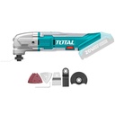 MULTIHERRAMIENTA INALAMBRICA OSCILANTE 20V + ACCESORIOS BATERIA Y CARGADOR NO INCLUIDO TOTAL (TMLI2001)