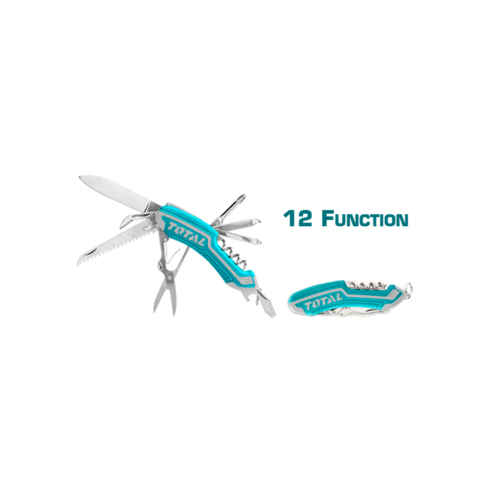 NAVAJA MULTIFUNCIONAL 12 EN 1 MANGO EN ALUMINIO TOTAL (THMFK0126)
