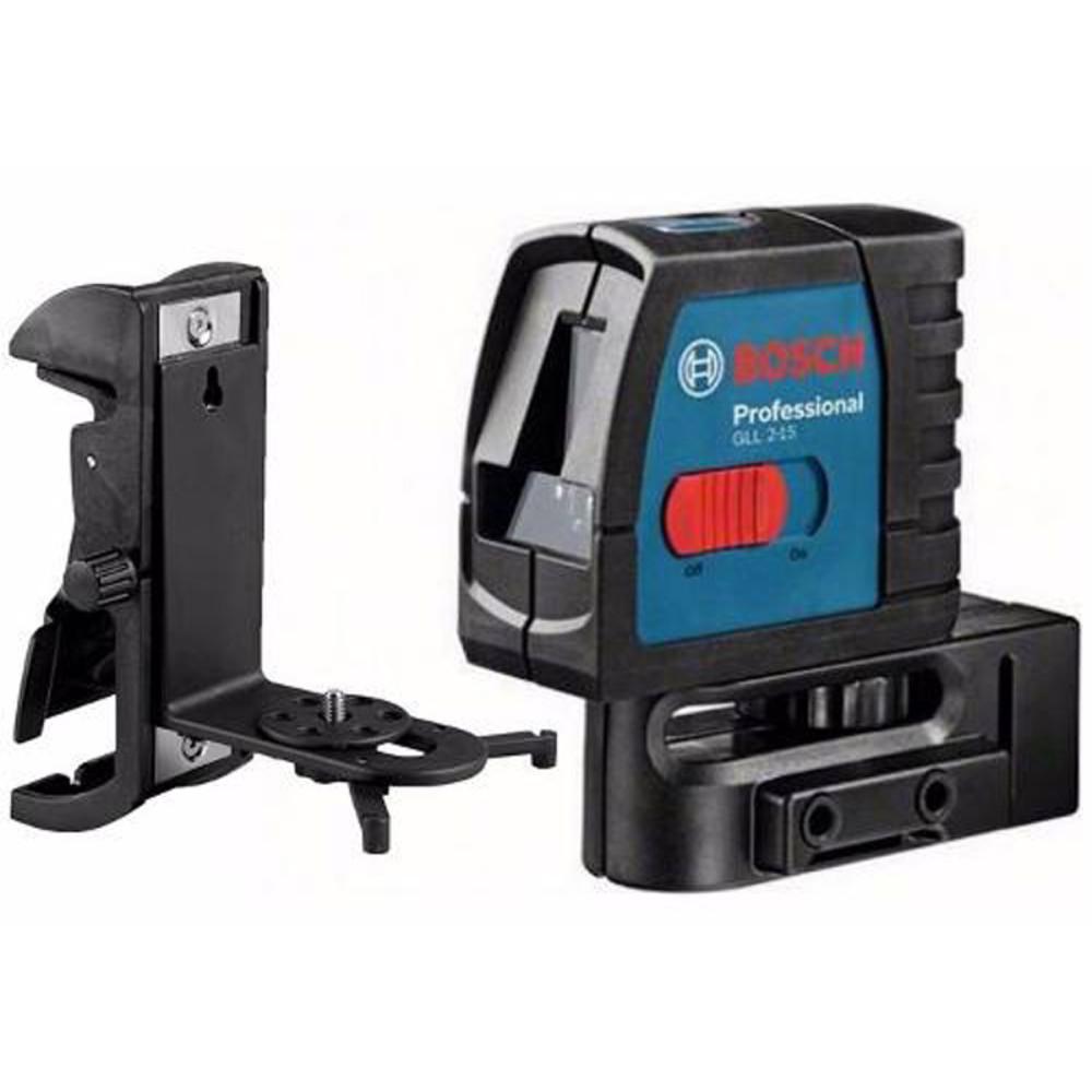 NIVEL LASER BOSCH LUZ ROJA 15 MTS PROFESIONAL CON ESTUCHE GCL2-15 + SOPORTE DE PARED IMANTADO+MALETA(0601066E02000)
