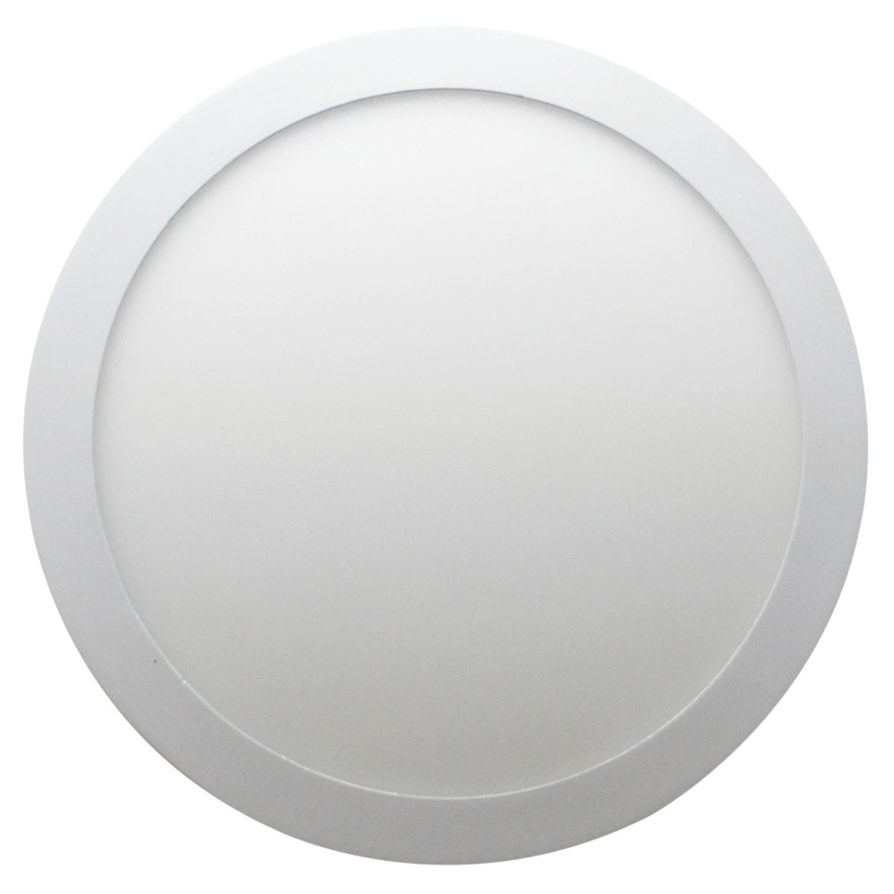 PANEL LED 24W REDONDO INCRUSTAR LUZ  DIA TITANIUM (6500K)