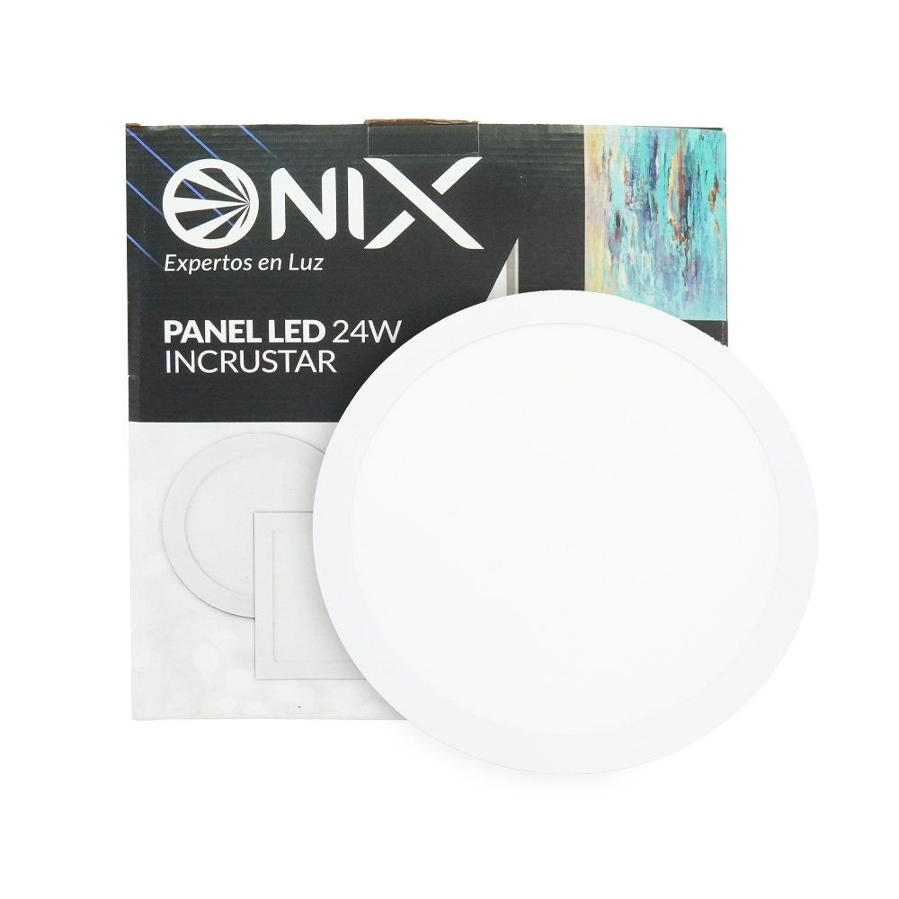 PANEL LED 24W REDONDO INCRUSTAR LUZ DIA (6500K)