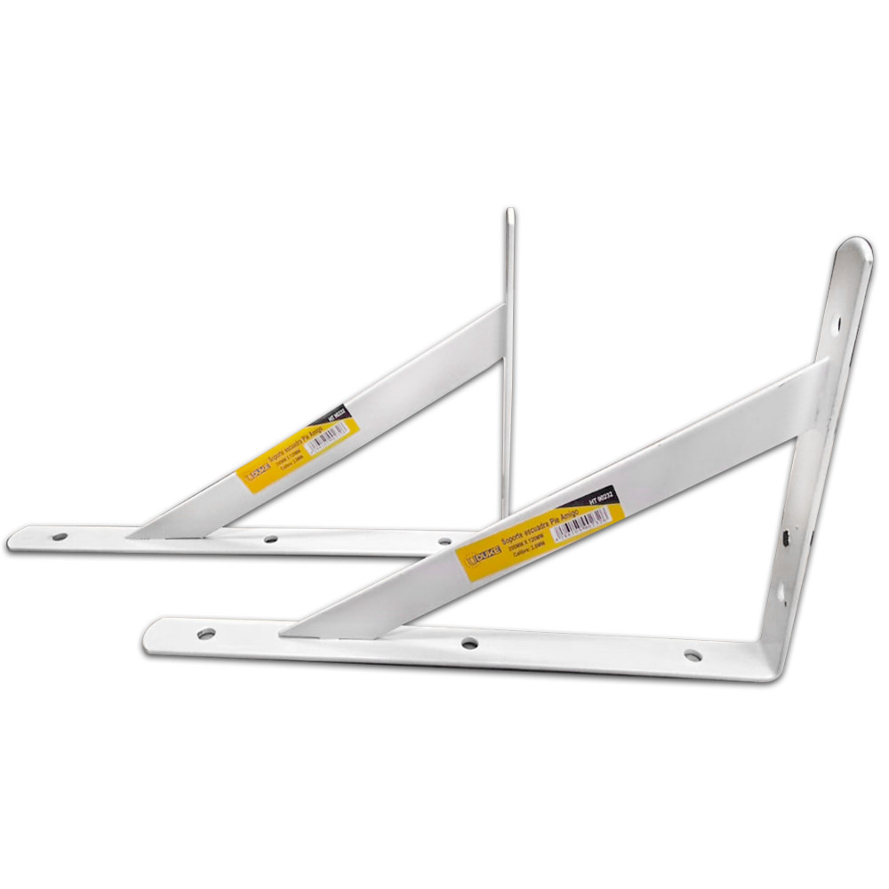 PIE AMIGO UDUKE REFORZADO BLANCO X PAR 10X6 (25X16CM)(CAL 2MM) (HT90233)