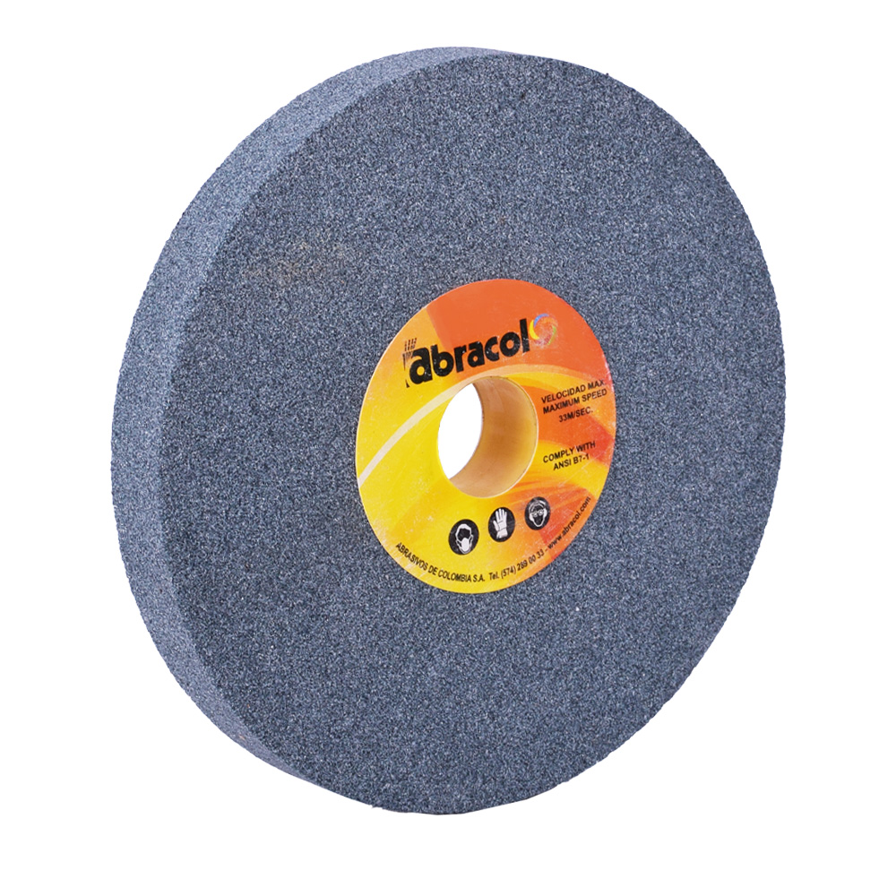 PIEDRA ESMERIL ABRACOL 8X1 GRANO 80 VERDE (AVR1CV080081)