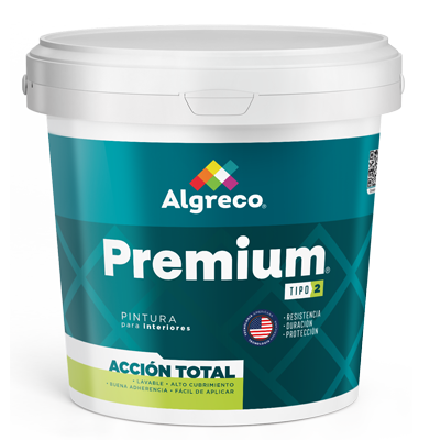 PINTURA VINILO PREMIUM TIPO 2 BLANCO CUÑETE (90400105 (ALGRECO)