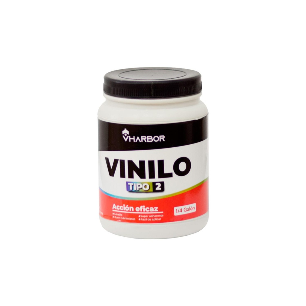 PINTURA VINILO TIPO 2 INTERIOR BLANCO CUARTO(VHARBOR)