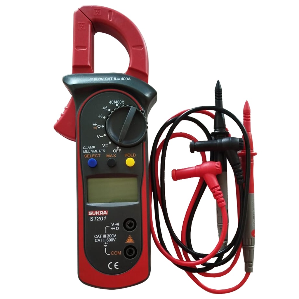 PINZA VOLTIAMPERIMETRICA 600V 400A SUKRA TS201 (33402