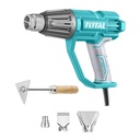 PISTOLA CALOR 1600W  INCLUYE 3 BOQUILLAS Y 1 RASCADOR  INDUSTRIAL TOTAL (UTB16078)