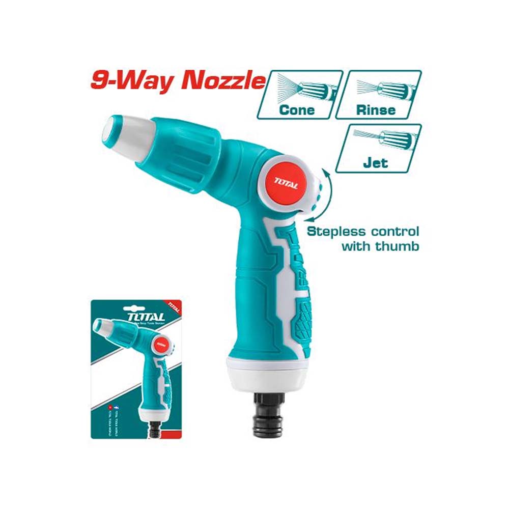 PISTOLA MANGUERA AJUSTABLE 3 VIAS TOTAL  (THWSG6031)