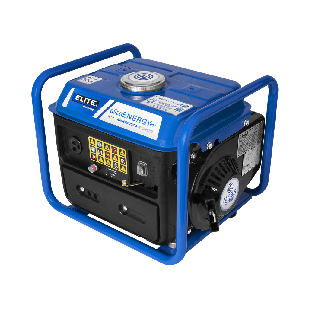 PLANTA GENERADORA ELITE GASOLINA  2TIEMPOS 950W 110V 1HP (2G950)