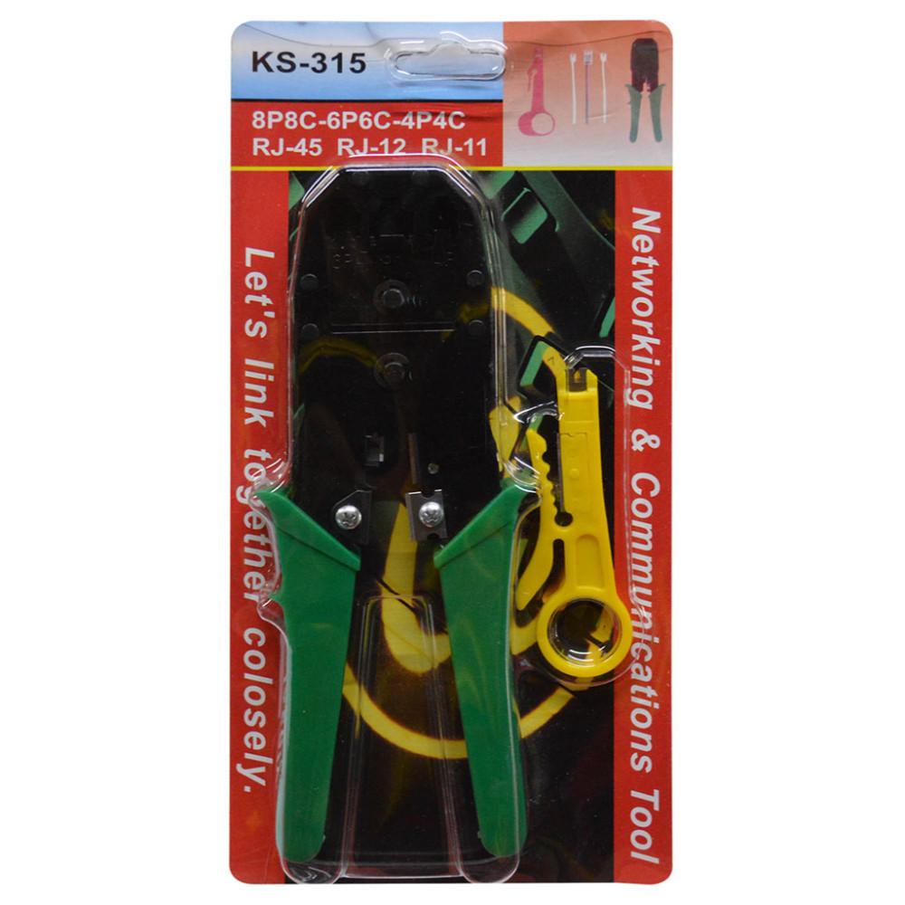 PONCHADORA TELEFONO 3 PLUG 4-6-8 (RJ45 OUBAO ) SZ-315