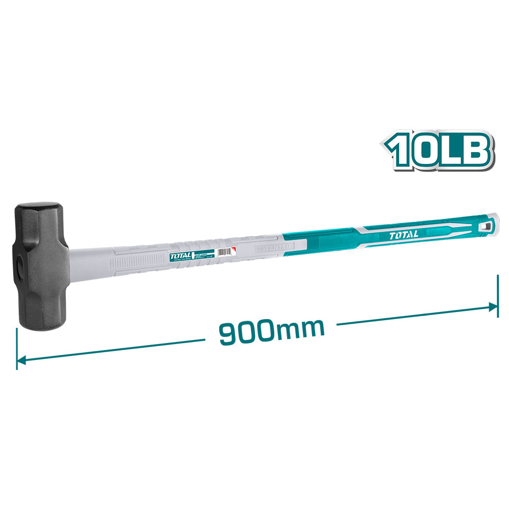 PORRA 10 LB HIERRO MANGO FIBRA DE VIDRIO TOTAL (THT750416)