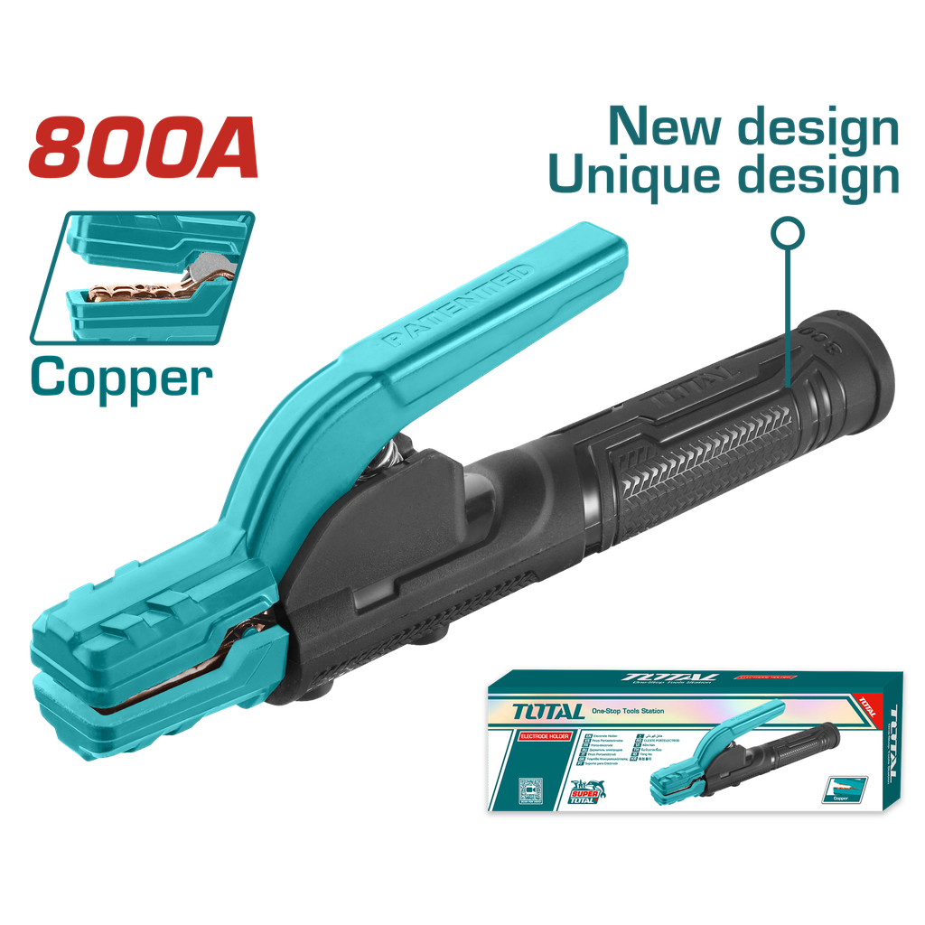 PORTAELECTRODO 800 AMP SUPER TOTAL (TWAH8006)