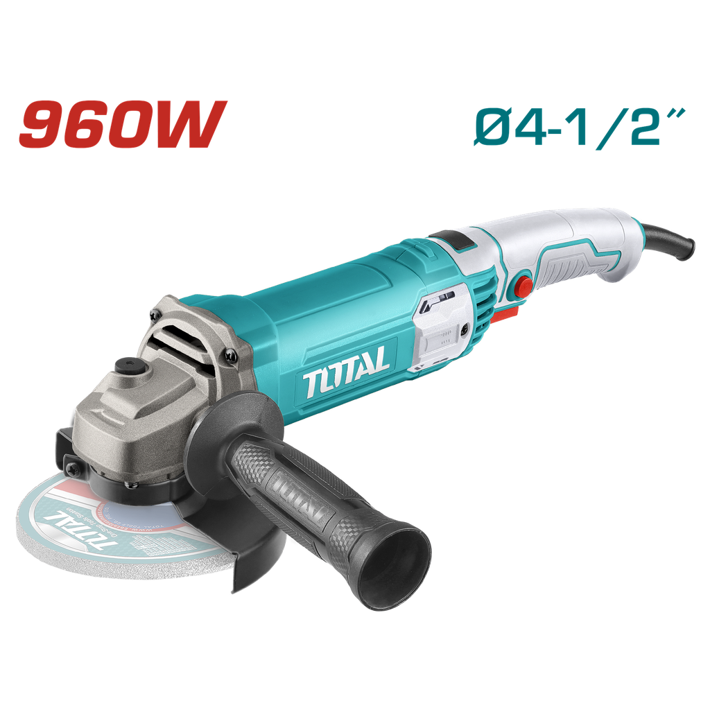 PULIDORA 4 1/2 960W INCLUYE  MANGO AUXILIAR INDUSTRIAL TOTAL (UTG10911576)