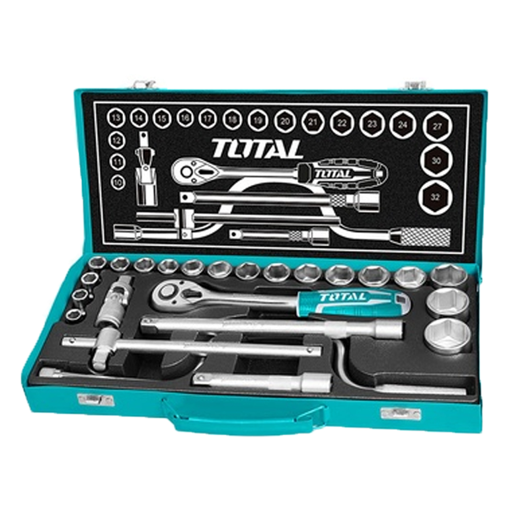 RACHET CON COPAS 1/2 X 24 PZS INDUSTRIAL TOTAL (THT141253)