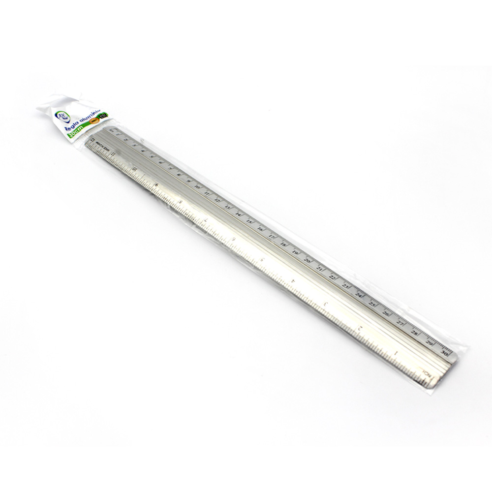 REGLA DE 30 CM METALICA