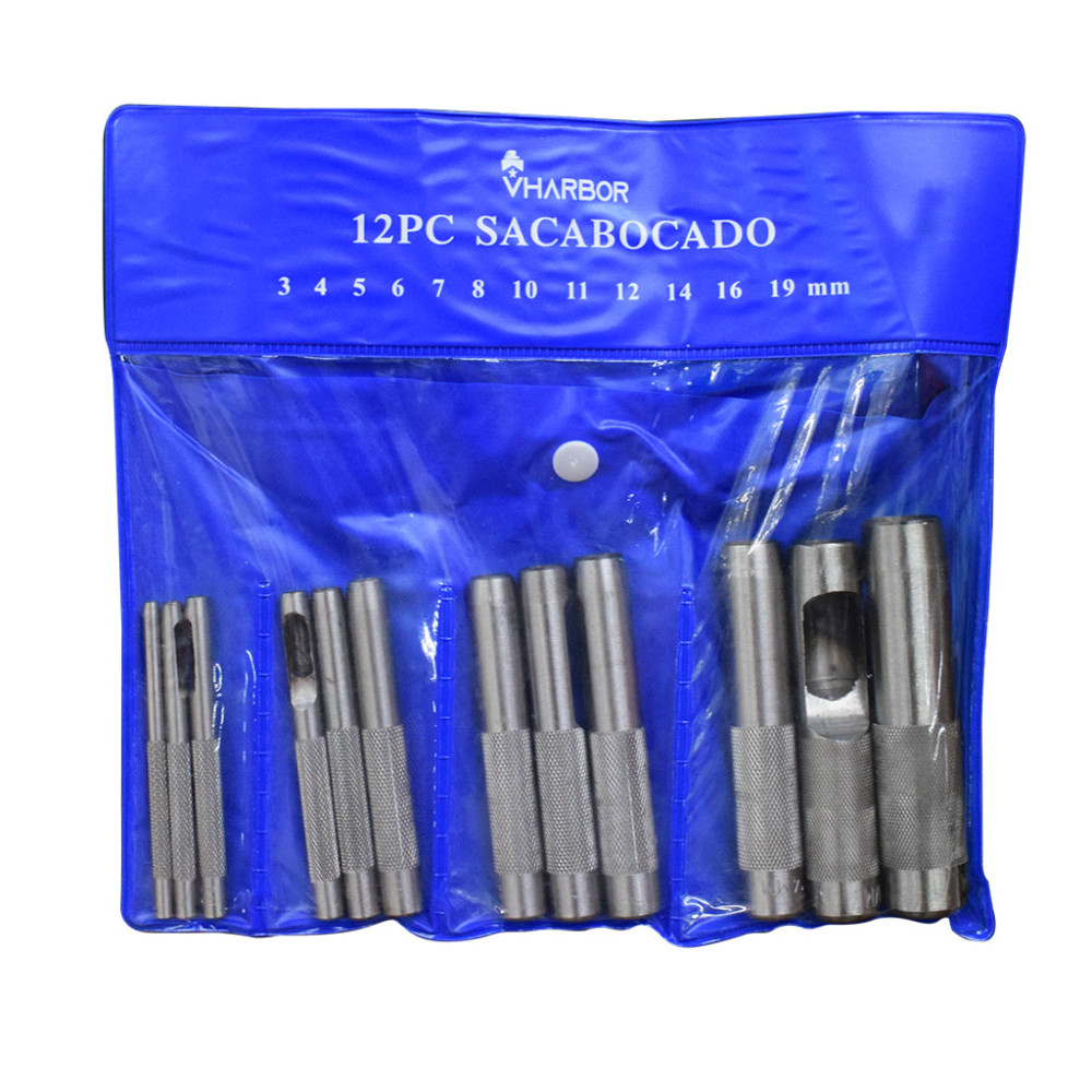 SACABOCADO X 12PCS 3-19MM (HT1129)