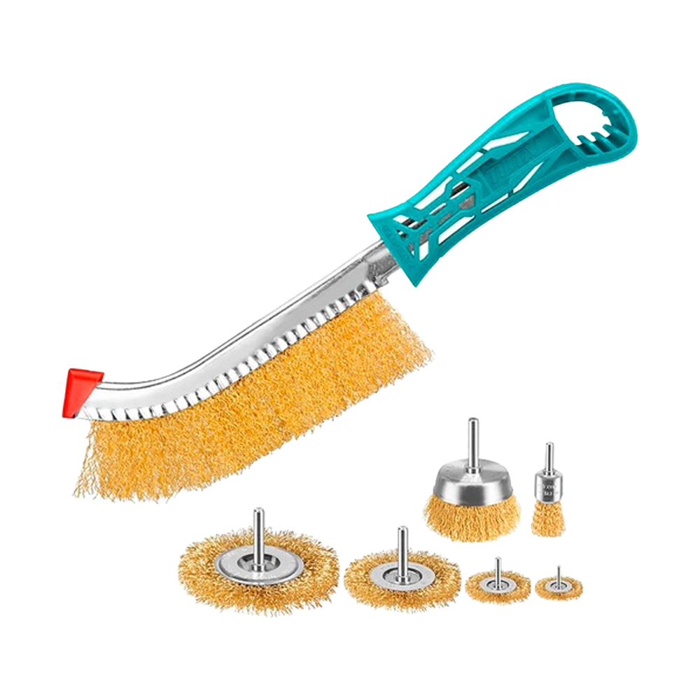 SET DE CEPILLOS DE ALAMBRE X 7PCS TOTAL (TAC310071)