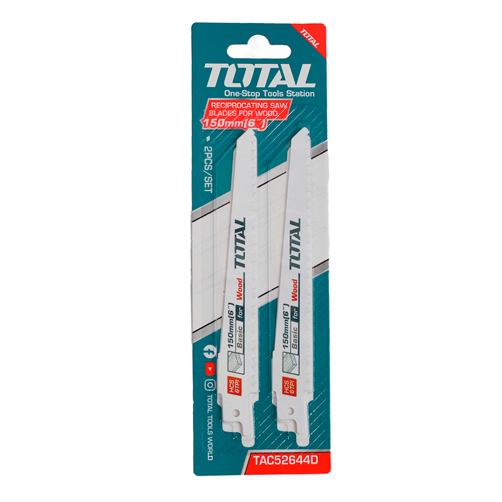 SET DE SEGUETA SIERRA SABLE  X2PCS PARA MADERA TOTAL (TAC52644D)