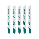 SET DE SIERRA CALADORA  PARA METAL 50MM X 5PCS TOTAL ( TJSBT118B)