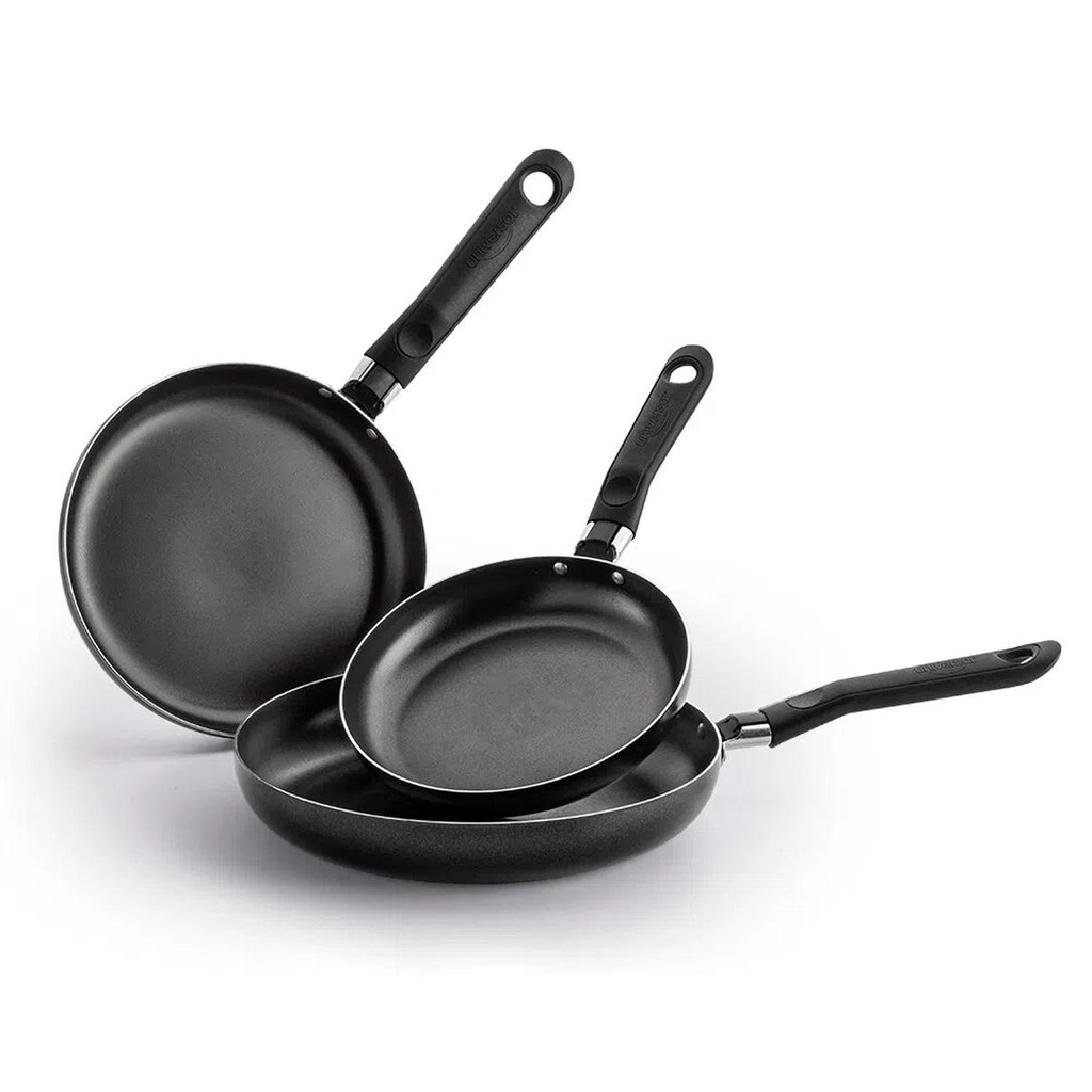 SET X 3 SARTEN 18-20-24 CM ALIADA UNIVERSAL