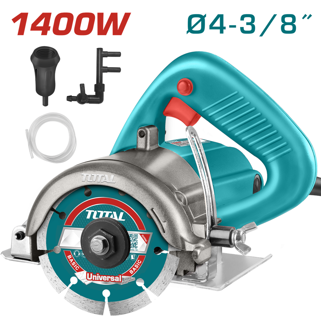 SIERRA CORTADORA DE MARMOL 1400W  3/8" INDUSTRIAL SUPER TOTAL  (UTS3141102)
