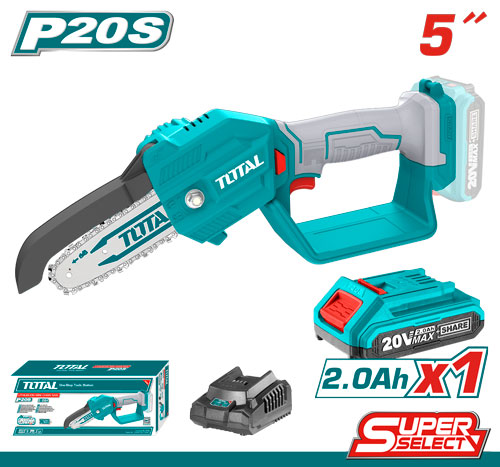 SIERRA MINI INALAMBRICA DE 5" 20V INCLUYE UNA BATERIA Y CARGADOR TOTAL (UTGSLI20581)