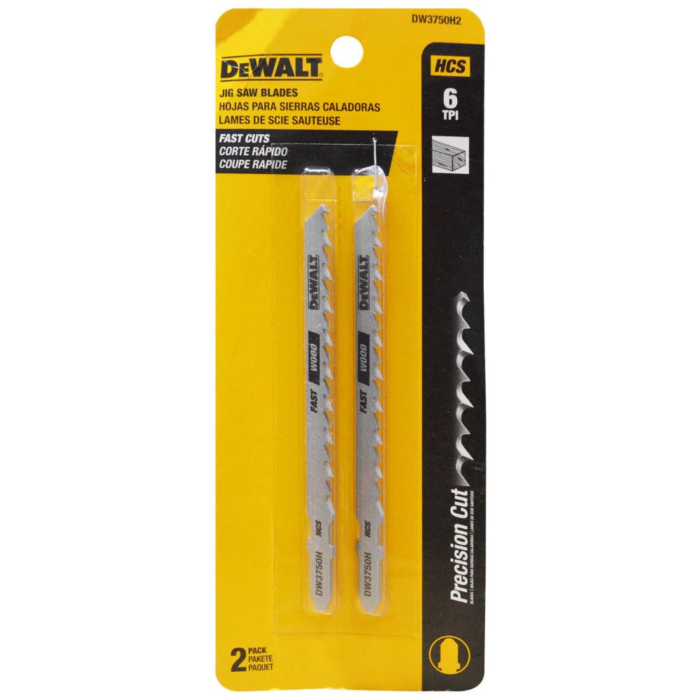 SIERRA PARA CALADORA MADERA DEWALT X 2 (6TPI (DW3750H2)