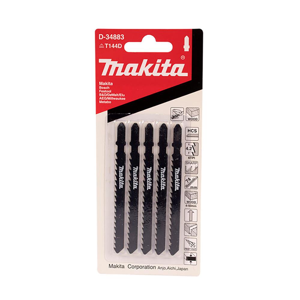 SIERRA PARA CALADORA MADERA RAPIDO HCS MAKITA 6TPI X 5 PZS (D-34883)