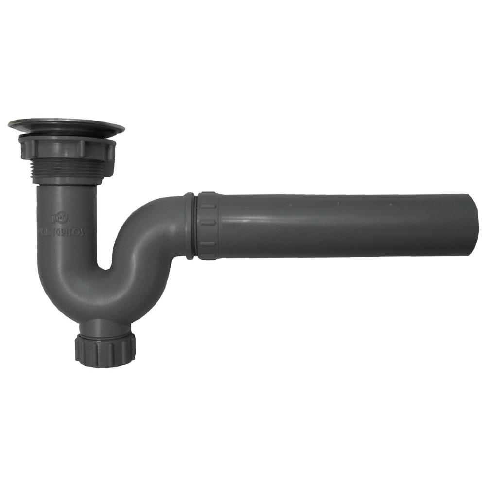 SIFON LAVAPLATOS EN V GRIS PLASTGRIFOS (3230652)