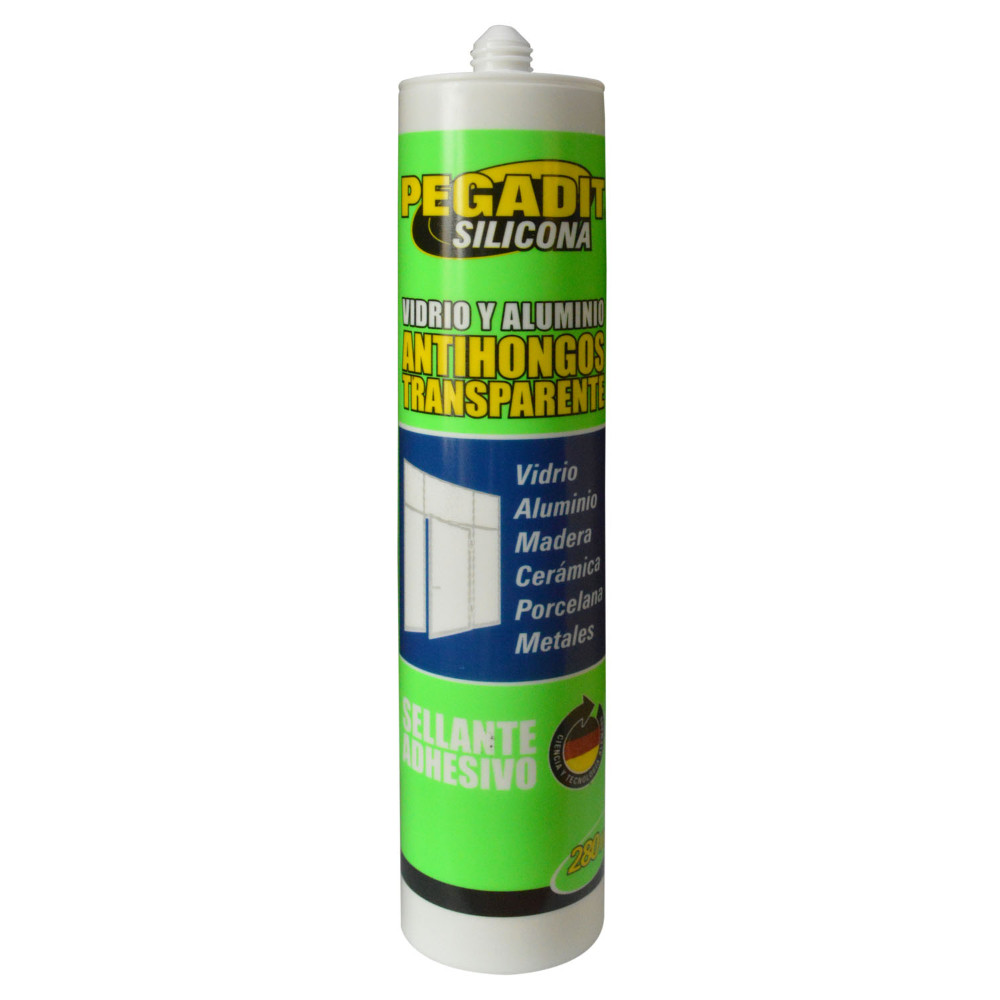 SILICONA TUBO PEGADIT TRANSPARENTE 100% SILICONA 280 ML