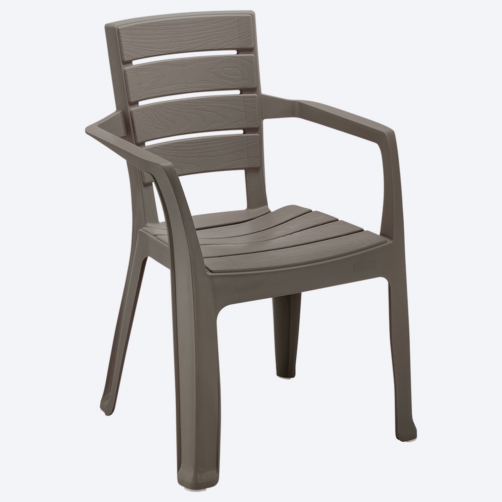 SILLA BARU CON BRAZOS MOCCA RIMAX