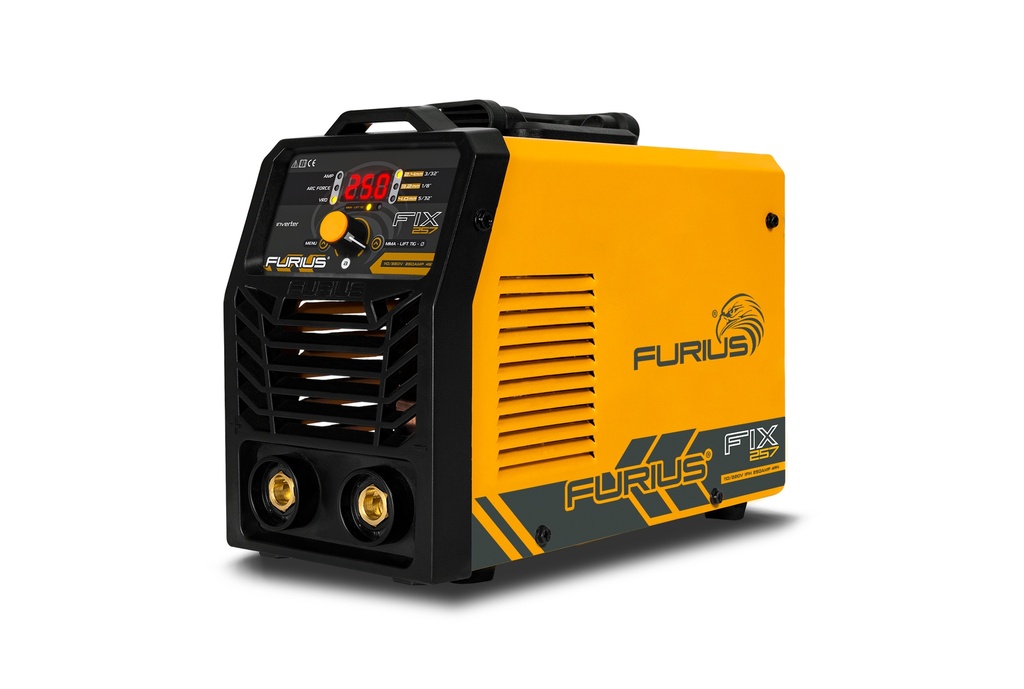 SOLDADOR INVERSOR 250A 110V / 220V MMA7TIG LIFT DIGITAL FURIUS (FIX257)(FW257)