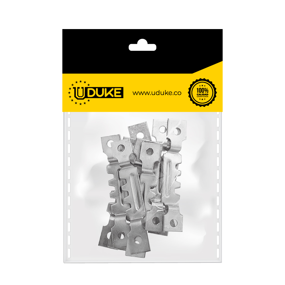 SOPORTE CUADRO MARQUETERIA 1 1/2 PQT X 10 UDUKE
