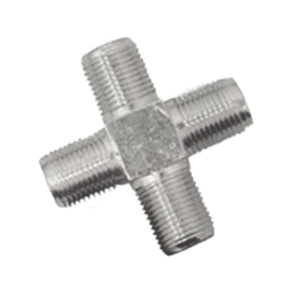 SPLITTER TV X 3 (CRUCETA COAXIAL SIN TERMINAL) PQT X 2 UDUKE