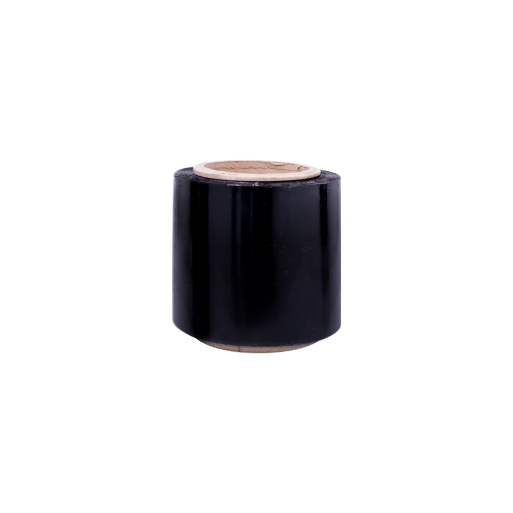 STRESH POLIFILM (PLASTICO DE EMBALAJE) ANCHO 12 CM - CAL 8 X 300 MTRS NEGRO
