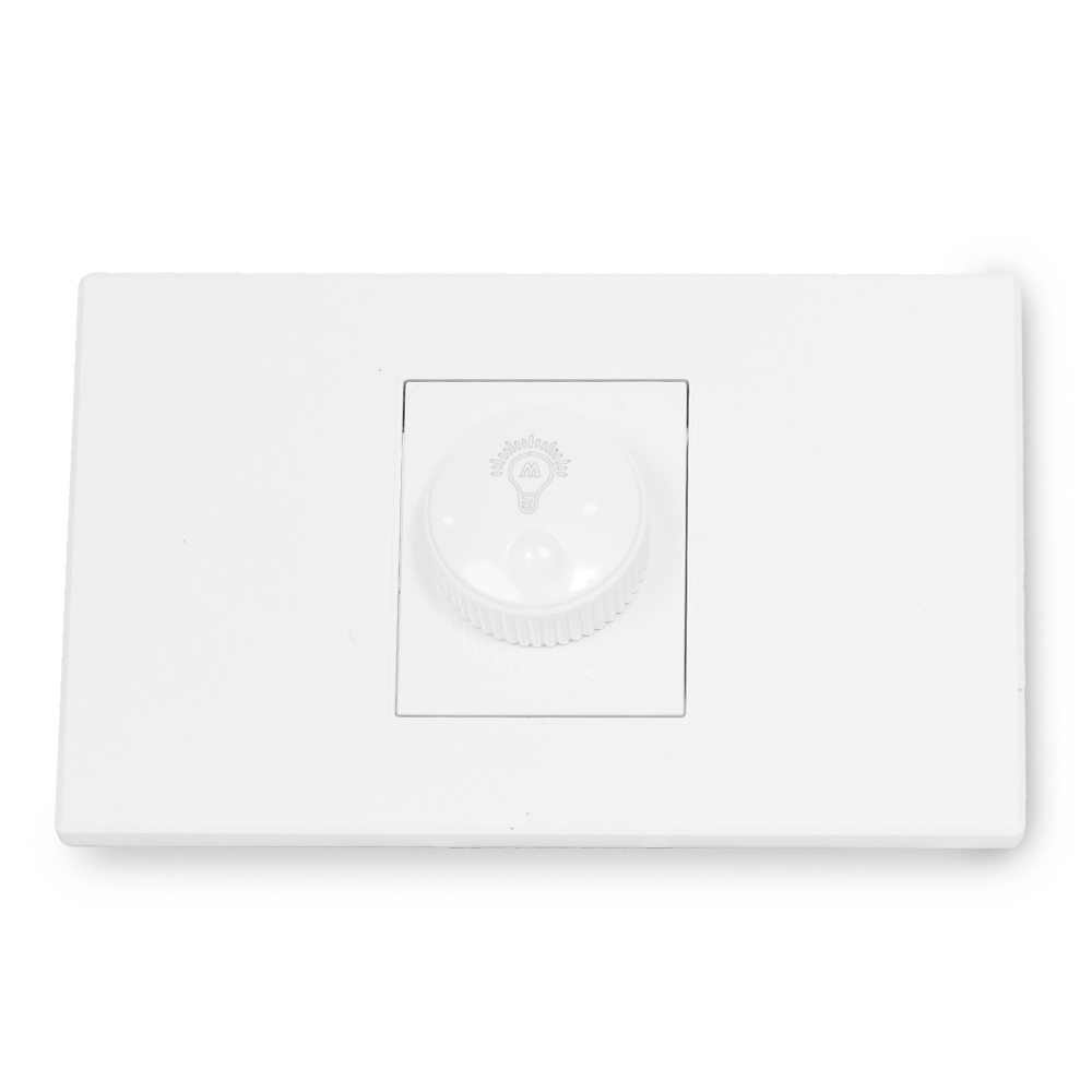 SWICHE DIMERIZABLE LUXOR BLANCA (INCLUYE TAPA V2-01B)(V9-029)