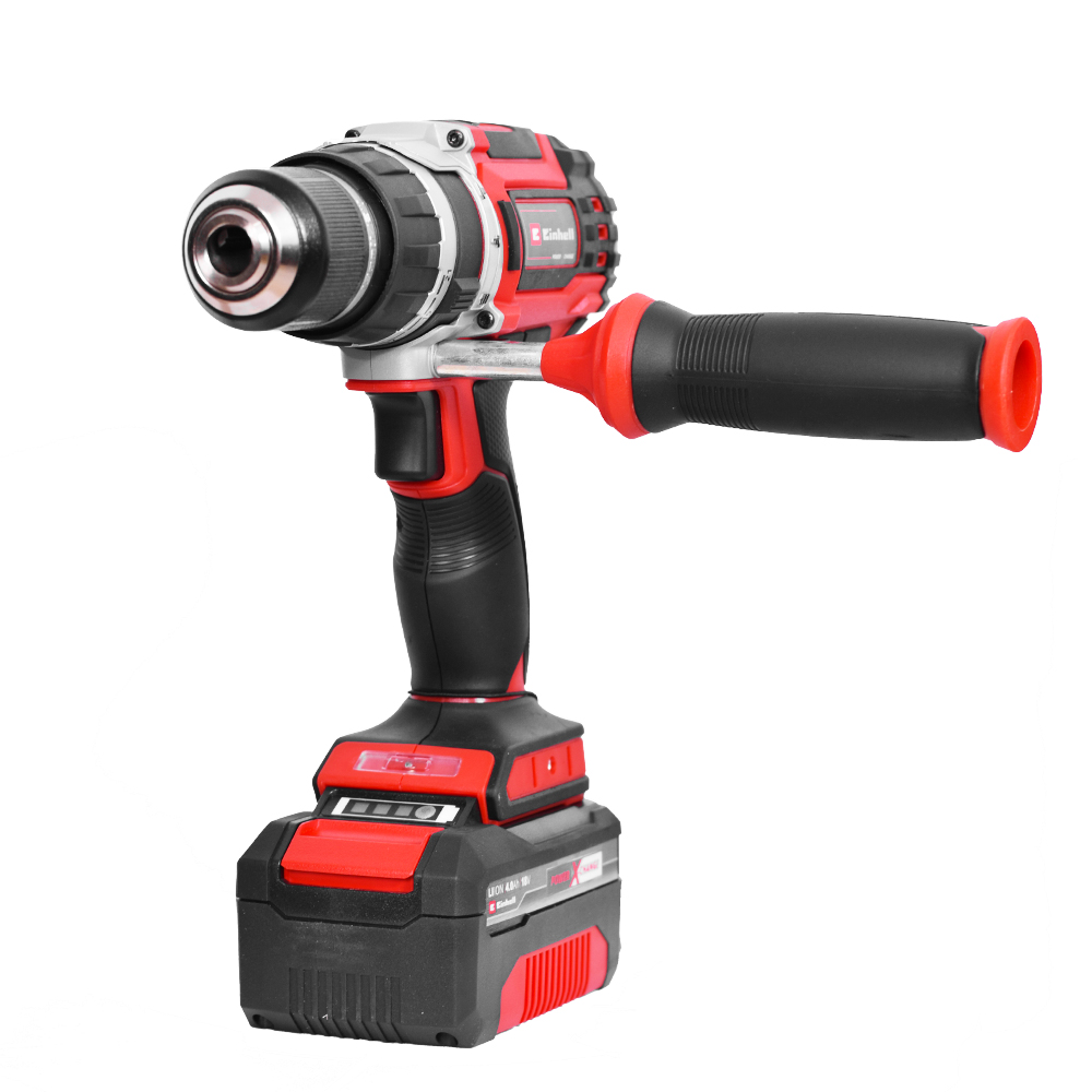 TALADRO INALAMBRICO PERCUTOR BRUSHLESS 1/2 INCLUYE 1 BATERIAS 18V 4.0AH Y CARGADOR EINHELL (TP-CD 18/60 LI-I )(4514205)
