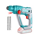 TALADRO INALAMBRICO ROTOMARTILLO SDS PLUS 5/8 BATERIA Y CARGADOR NO INCLUIDO SUPER TOTAL  (TRHLI20168)