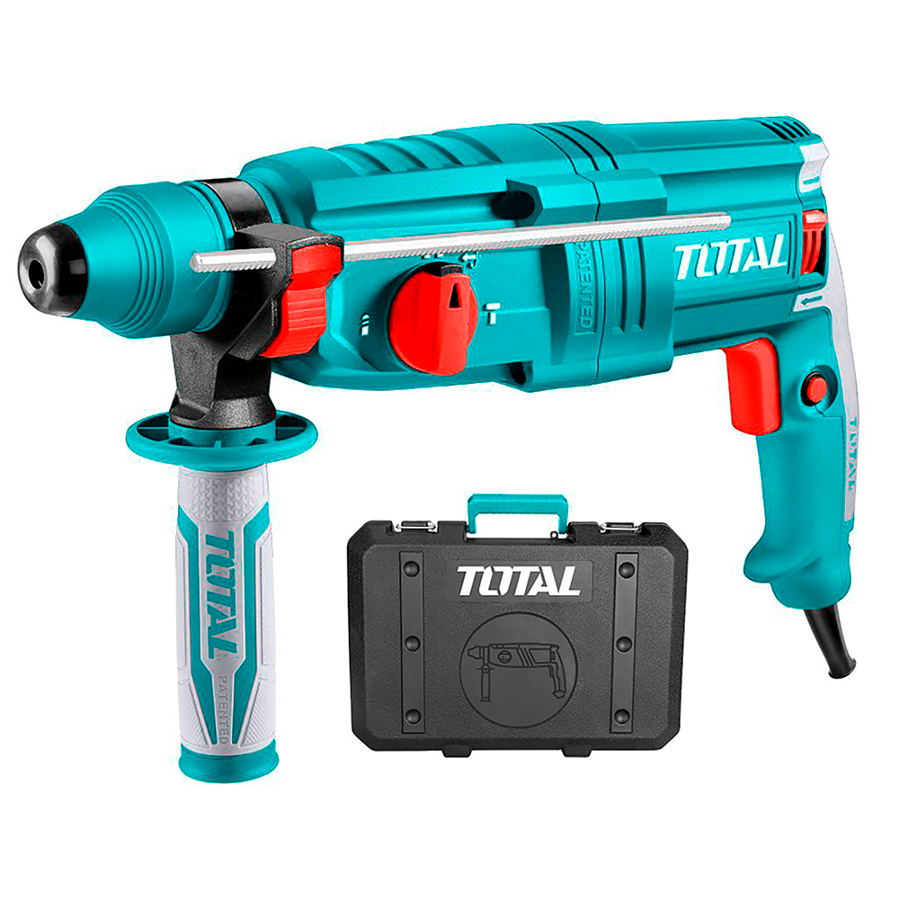 TALADRO ROTOMARTILLO SDS PLUS 800W 2.5 JOULES 110-120V INCLUYE (3) BROCAS (2) CINCELES TOTAL (UTH308268)