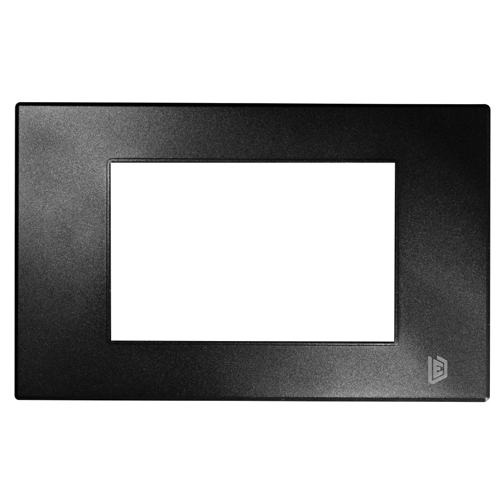 TAPA LUXOR NEGRA CUADRADA DUKE ENERGY (V2-02N)