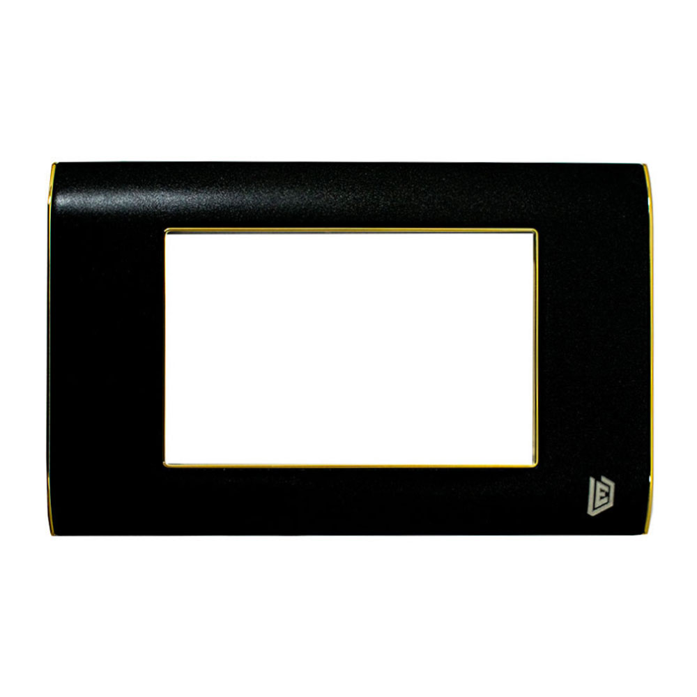 TAPA LUXOR NEGRA MATE BORDE DORADO DUKE ENERGY (V18-02ND)