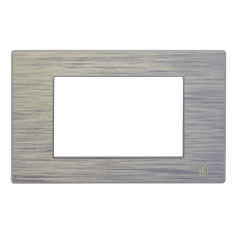 TAPA LUXOR PLATA CUADRADA DUKE ENERGY (V2-02P)