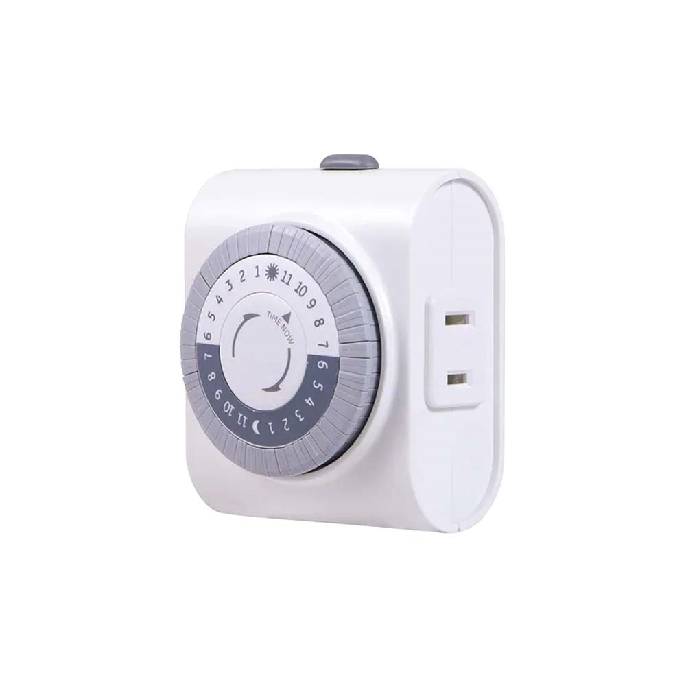 TEMPORIZADOR ANALOGO GENERAL LECTRIC PROGRAMABLE HASTA 24H (GE15119)