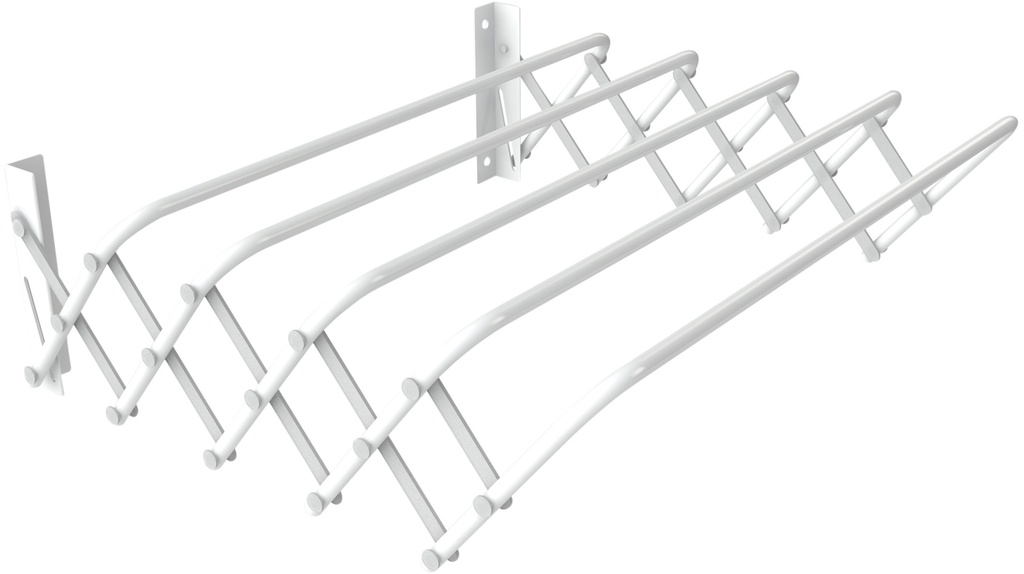 TENDEDERO PLEGABLE 5 LINEAS 60 CM BLANCO INDUMA (TC315-0004)