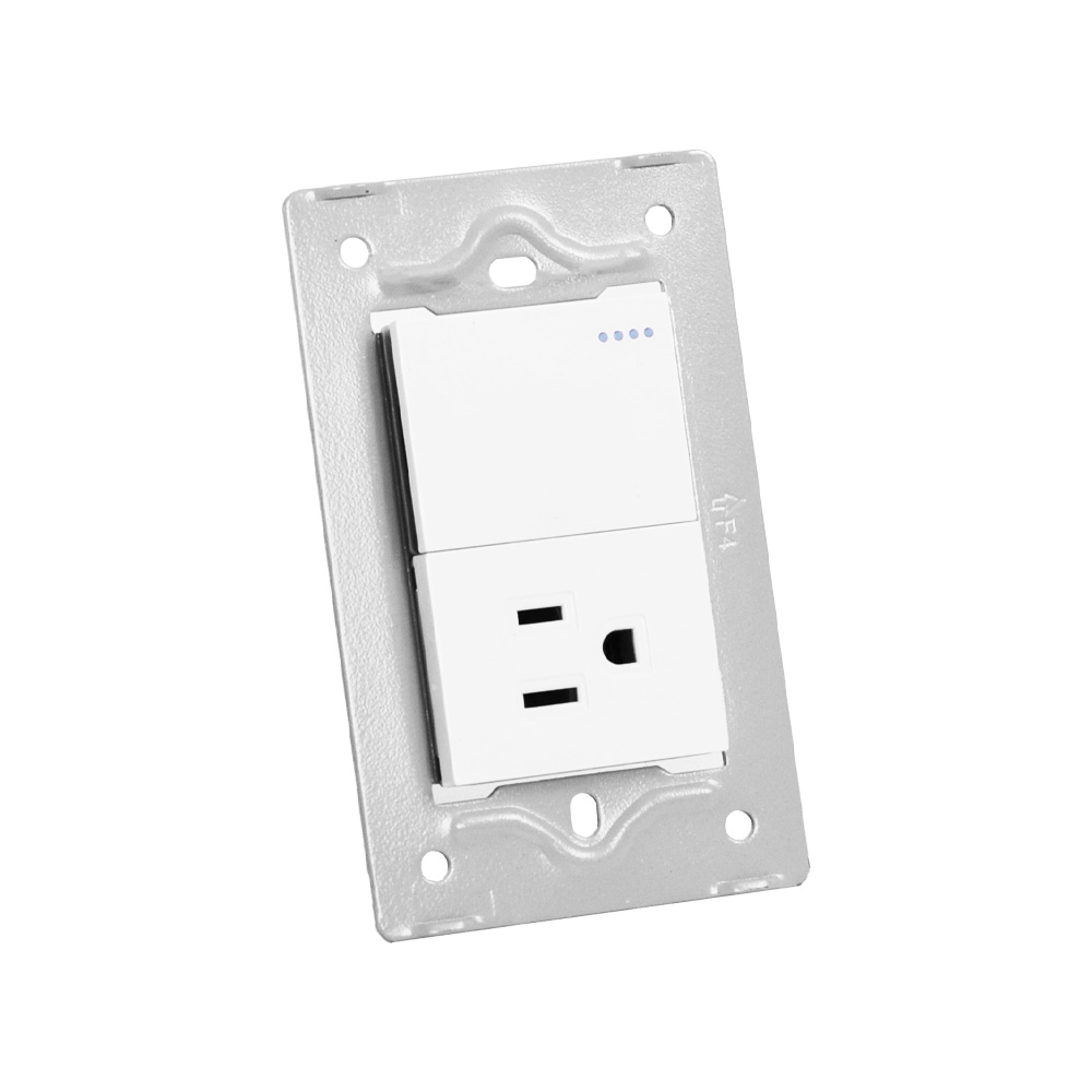 TOMA SWICHE LUXOR BLANCA INTERCAMBIABLE SIN TAPA (V9-018)