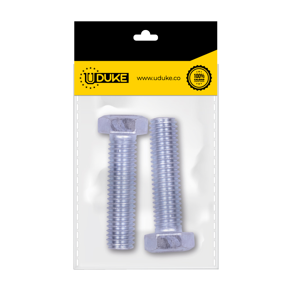 TORNILLO HEXAGONAL 1/2*2 PAQ X 2 UDUKE