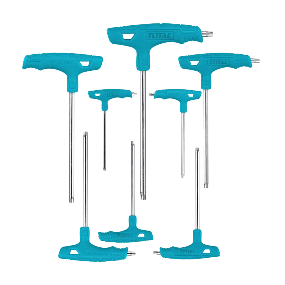 TORX INDUSTRIAL MANGO EN T JUEGO X 8 PZS TOTAL (THHW80836)