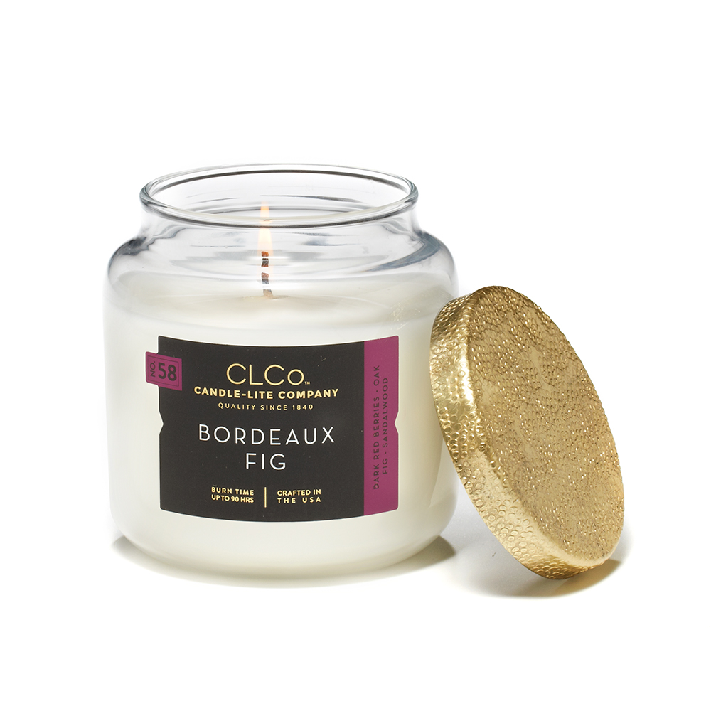 VELA 14 OZ TAPA DORADA BORDEAUX FIG CANDLE LITE (4473225)