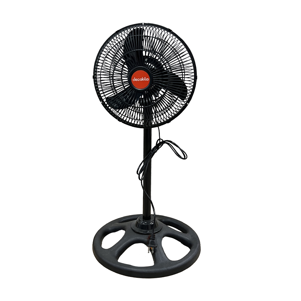 VENTILADOR PEDESTAL DE 3 ASPAS 10" DECAKILA (KUFC047B)